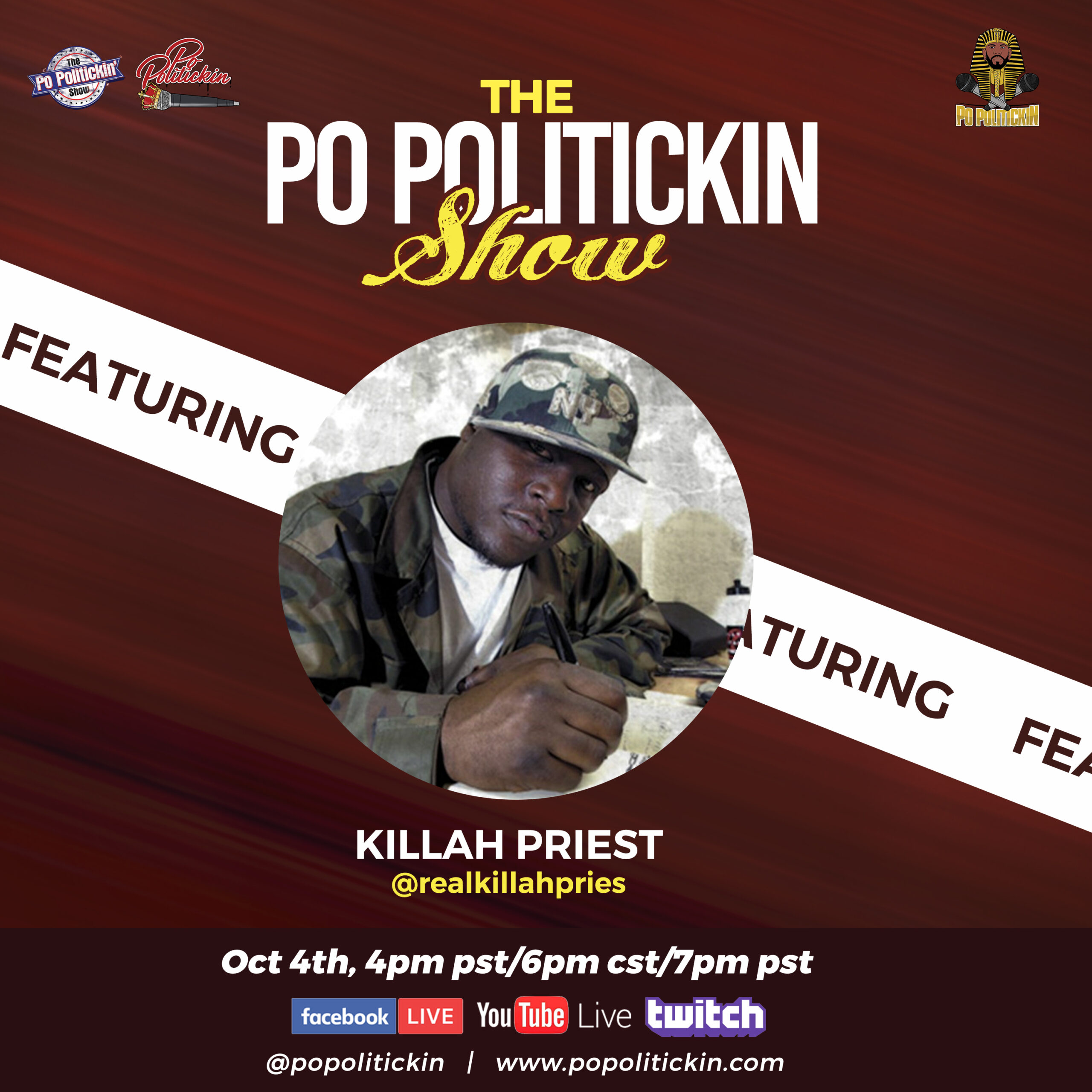 [Podcast] Artist Spotlight – Killah Priest | @realkillahpriest